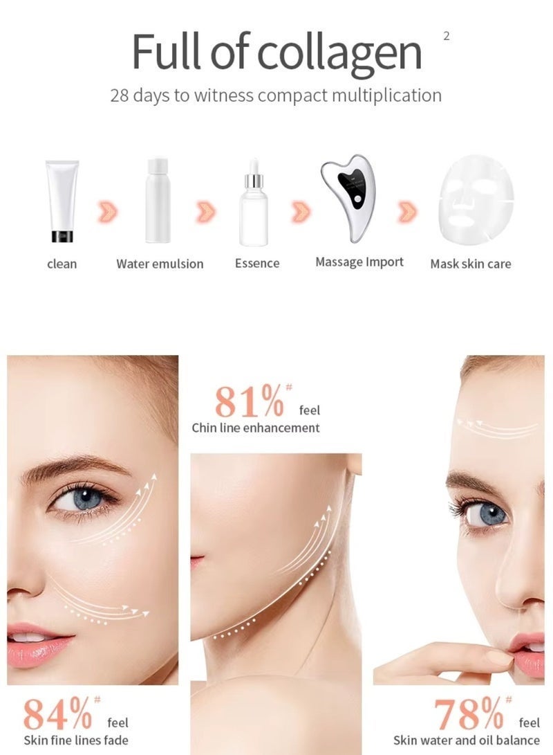 Arabest Gua Sha Massager, Skin Massage/Scraping Tool, Effective Anti-Aging, Wrinkle for Skin Care, Facial, Eyes, Body & Neck Massage Kit for Tightening, Firm, Improve and Smooth - Image 2